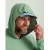 imageHUK Mens A1a HoodieLightweight Performance Fishing Hooded Shirt with UPF Sun ProtectionMoistureWicking ampamp QuickDry FabricFog Green