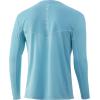 imageHUK Mens Icon X Long Sleeve Fishing Shirt with Sun ProtectionBlue Radiance