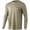 imageHUK Mens Icon X Long Sleeve Fishing Shirt with Sun ProtectionOvercast Grey