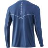 imageHUK Mens Icon X Long Sleeve Fishing Shirt with Sun ProtectionTitanium Blue
