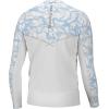 imageHUK Mens Icon X Pattern Long Sleeve Performance Fishing ShirtInside Reef  Crystal Blue