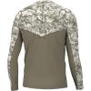 imageHUK Mens Icon X Pattern Long Sleeve Performance Fishing ShirtInside Reef  Overland