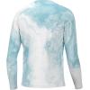 imageHUK Mens Pursuit Pattern Long Sleeve Sun Protecting Fishing ShirtBrackish Rock  Ipanema