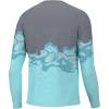 imageHUK Mens Pursuit Pattern Long Sleeve Sun Protecting Fishing ShirtTopo Marsh  Island Paradise
