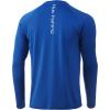 imageHUK Mens Pursuit Vented Long Sleeve 30 UPF Fishing ShirtHuk Blue