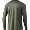 imageHUK Mens Pursuit Vented Long Sleeve 30 UPF Fishing ShirtMoss