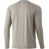 imageHUK Mens Pursuit Vented Long Sleeve 30 UPF Fishing ShirtOvercast Grey