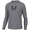 imageHUK Standard Icon X Hoodie Fishing Shirt with Sun Protection for Men Night Owl