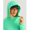 imageHUK Womens A1a Hoodie Lightweight Hooded Fishing Shirt Sun Protection Breathable QuickDry PerformanceBermuda