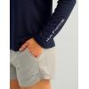 imageHUK Womens A1a Hoodie Lightweight Hooded Fishing Shirt Sun Protection Breathable QuickDry PerformanceNaval Academy