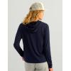 imageHUK Womens A1a Hoodie Lightweight Hooded Fishing Shirt Sun Protection Breathable QuickDry PerformanceNaval Academy