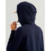 imageHUK Womens A1a Hoodie Lightweight Hooded Fishing Shirt Sun Protection Breathable QuickDry PerformanceNaval Academy