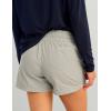 imageHUK Womens A1a QuickDry Fishing ShortsUPF 30Sun Protection4 Inseam Breathable with Elastic Waistband ampamp Builtin BriefHarbor Mist