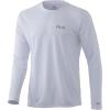 imageHUK Mens Icon X Long Sleeve Fishing Shirt with Sun ProtectionWhite