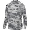 imageHUK Waypoint Pattern Hoodie Performance Fishing Shirt for MenEdisto Camo  Harbor Mist
