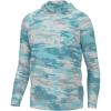 imageHUK Waypoint Pattern Hoodie Performance Fishing Shirt for MenEdisto Camo  Island Paradise