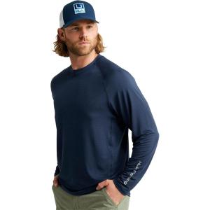 imageHUK Mens A1a Crew QuickDry Breathable Fishing ShirtNaval Academy