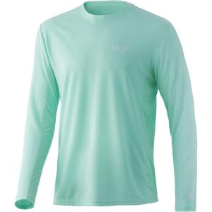 imageHUK Mens Icon X Long Sleeve Fishing Shirt with Sun ProtectionBeach Glass