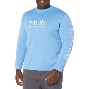 imageHUK Mens Icon X Long Sleeve Fishing Shirt with Sun ProtectionCarolina Blue