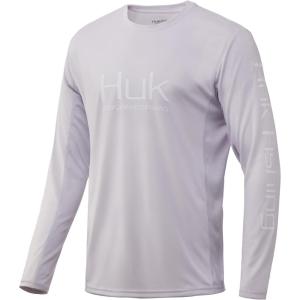 imageHUK Mens Icon X Long Sleeve Fishing Shirt with Sun ProtectionLavender Blue