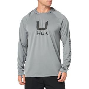 imageHUK Standard Icon X Hoodie Fishing Shirt with Sun Protection for Men Night Owl