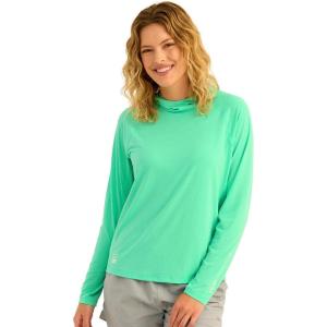 imageHUK Womens A1a Hoodie Lightweight Hooded Fishing Shirt Sun Protection Breathable QuickDry PerformanceBermuda