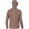imageHUK Mens Pursuit Heather Hoodie Sun Protecting Fishing Shirt with HoodBaked Clay Heather