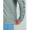 imageHUK Mens Pursuit Heather Hoodie Sun Protecting Fishing Shirt with HoodNight Owl Heather