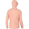 imageHUK Mens Pursuit Heather Hoodie Sun Protecting Fishing Shirt with HoodPeach Nectar Heather