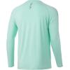 imageHUK Mens Waypoint Long Sleeve Performance TShirt 50 UPFBeach Glass