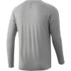 imageHUK Mens Waypoint Long Sleeve Performance TShirt 50 UPFGray