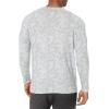imageHUK Mens Waypoint Long Sleeve Performance TShirt 50 UPFRunning Lakes  Overcast Grey