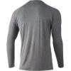 imageHUK Mens Waypoint Long Sleeve Performance TShirt 50 UPFVolcanic Ash