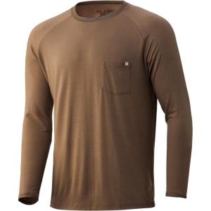 imageHUK Mens Waypoint Long Sleeve Performance TShirt 50 UPFFallen Rock