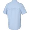 imageHUK Diamond Back Solid Short Sleeve Button Fishing Shirt for MenIce Water