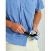 imageHUK Diamond Back Solid Short Sleeve Button Fishing Shirt for MenQuiet Harbor