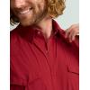 imageHUK Diamond Back Solid Short Sleeve Button Fishing Shirt for MenScarlet Blaze