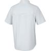 imageHUK Diamond Back Solid Short Sleeve Button Fishing Shirt for MenWhite