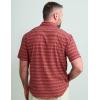 imageHUK Kona Solid Short Sleeve Fishing Button Down Shirt for MenScarlet Blaze