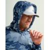 imageHUK Mens Cold Front Hoodie Performance Fishing Layering Hooded ShirtQuiet Harbor
