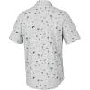 imageHUK Mens Kc Scott Patterned Kona Performance Button Down ShirtBeach Freedom  Harbor Mist