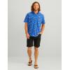imageHUK Mens Kc Scott Patterned Kona Performance Button Down ShirtKc  Ocean Blue