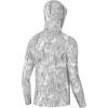 imageHUK Mens Kc Scott Patterned Pursuit Hoodie Hooded Fishing ShirtApex Vert  Harbor Mist