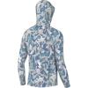 imageHUK Mens Kc Scott Patterned Pursuit Hoodie Hooded Fishing ShirtApex Vert  Marine Blue