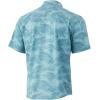 imageHUK Mens Kona Short Sleeve Shirt  Performance Button DownCovered Up  Beach Glass