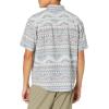 imageHUK Mens Kona Short Sleeve Shirt  Performance Button DownFusion Coral