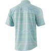 imageHUK Mens Kona Short Sleeve Shirt  Performance Button DownKey Lime