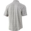 imageHUK Mens Kona Short Sleeve Shirt  Performance Button DownLure Splash  Khaki