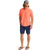 imageHUK Mens Kona Solid Short Sleeve Fishing Button Down ShirtFresh Salmon