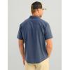 imageHUK Mens Kona Solid Short Sleeve Fishing Button Down ShirtNaval Academy